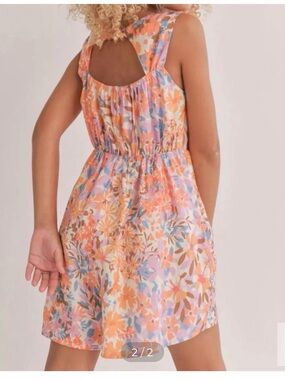 Sadie & Sage Floral Moonscapes cutout romper